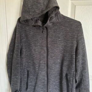 Uniqlo Men’s XL Full Zip Hoodie Athletic Jacket Charcoal Performance Pockets